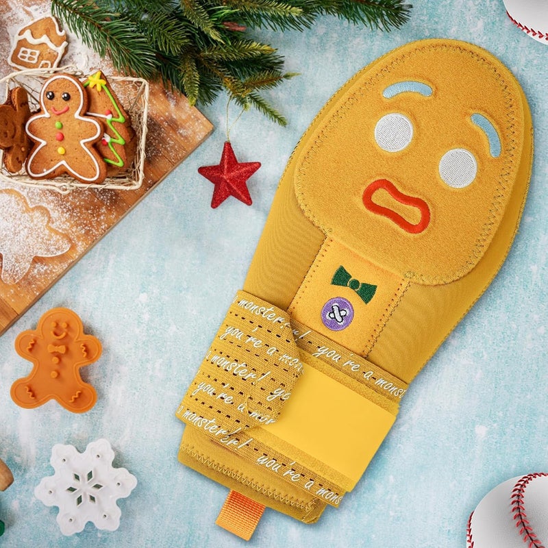 RVRAYS Baseball Sliding Mitt - Sliding Mitt for Youth - Drippy Drip Accessory Gingerbread Man, Coco, Scary HaHa - Softball - Image 4